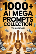 1000+ AI Mega Prompts Collection for Creators