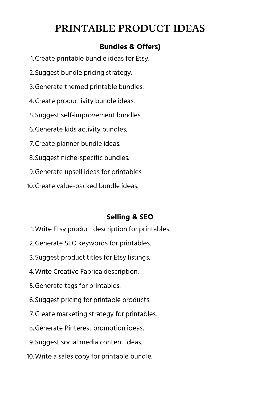 1500+ AI Prompts for Digital Products 2