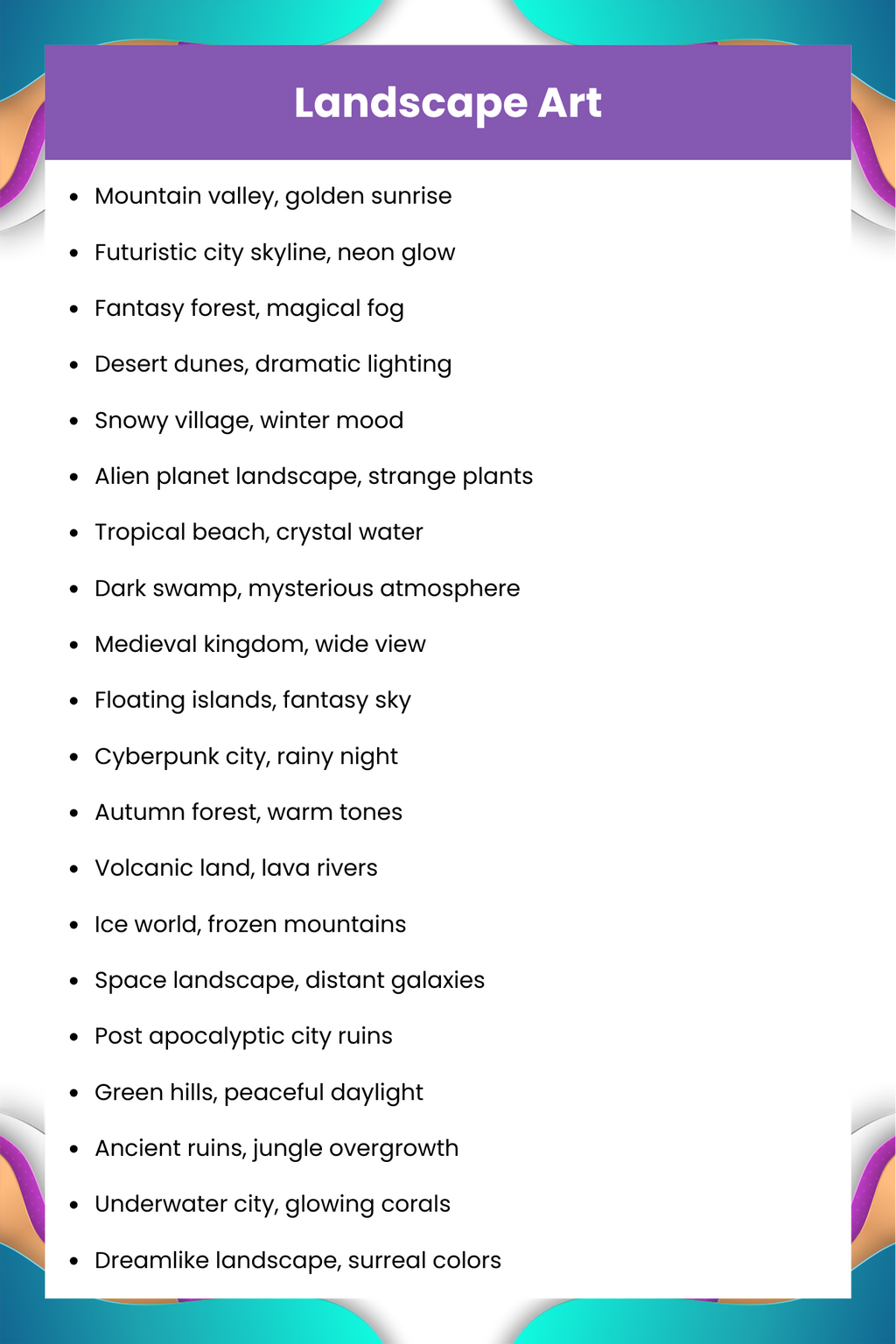 1000+ AI Art Prompt Bible