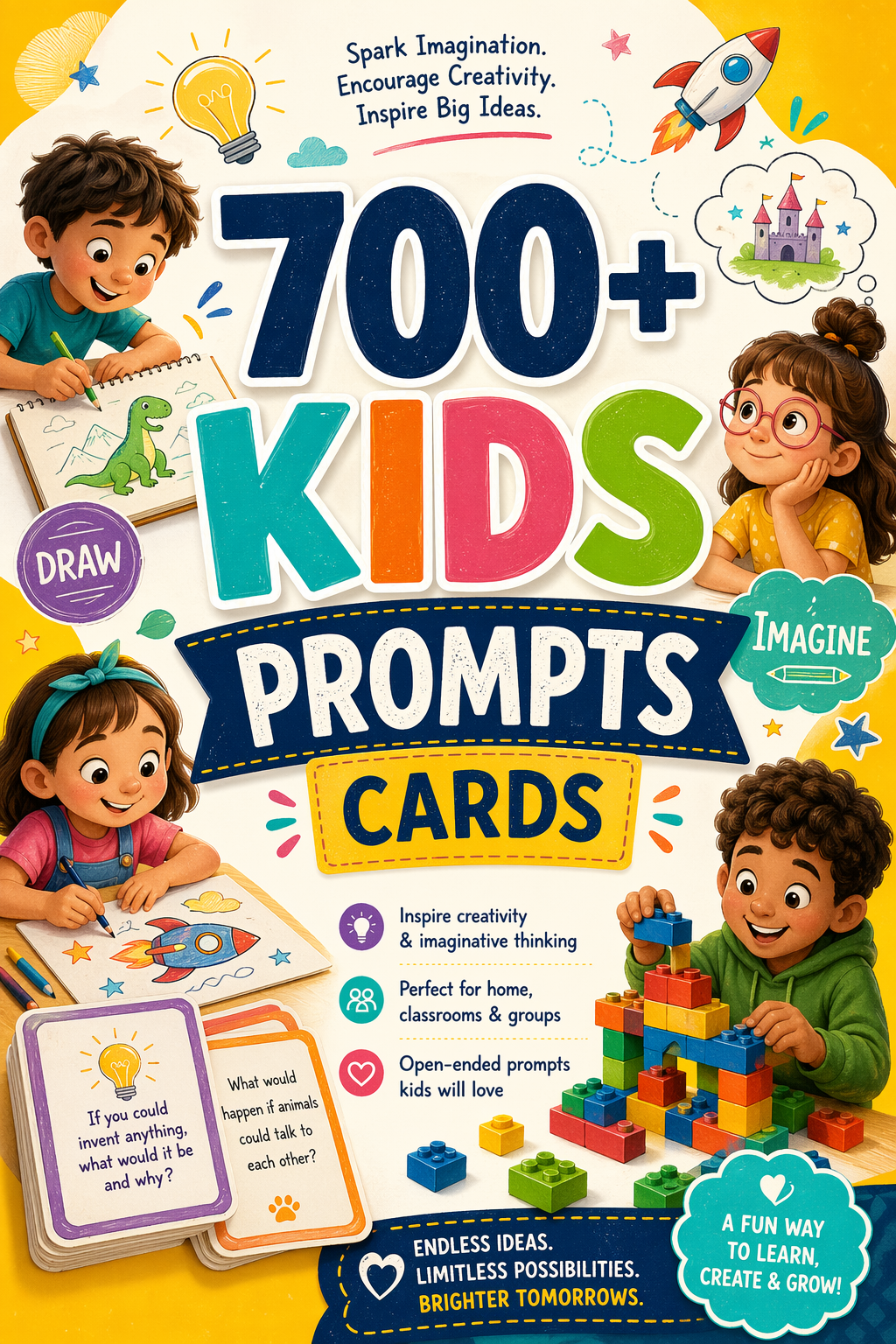 700+ Kids Prompts Cards
