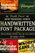 Handwritten-Font-Package-Bundles