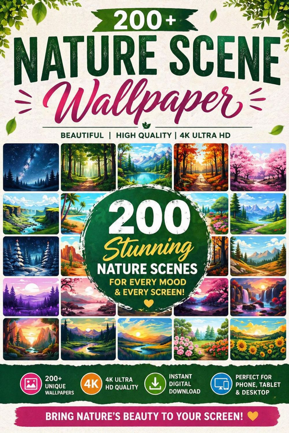 200+ Nature-Wall-Art-Graphics
